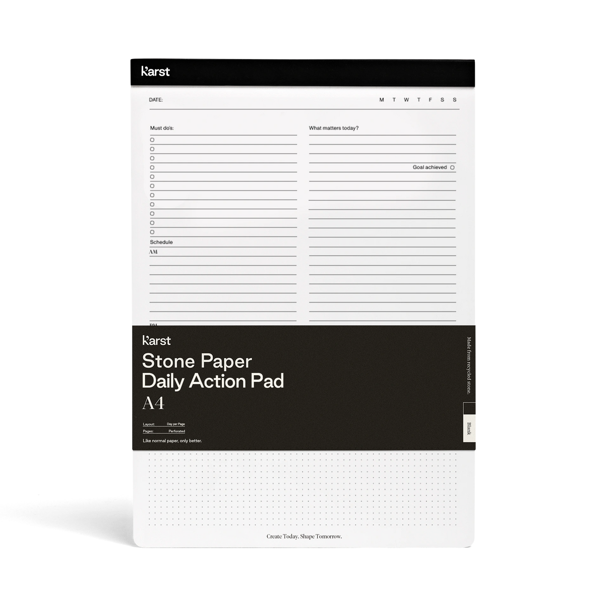 A4 Daily Action Pad