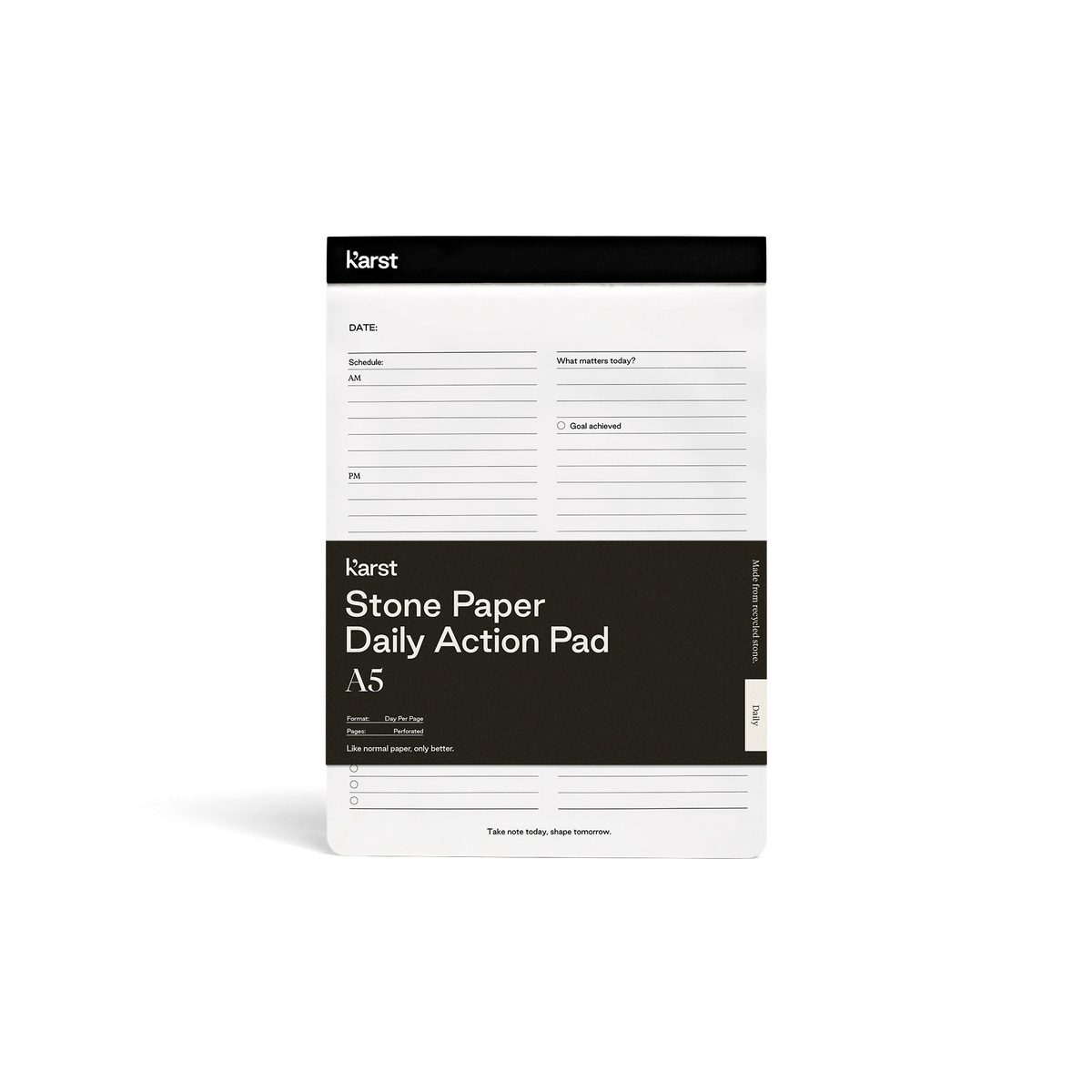 A5 Daily Action Pad