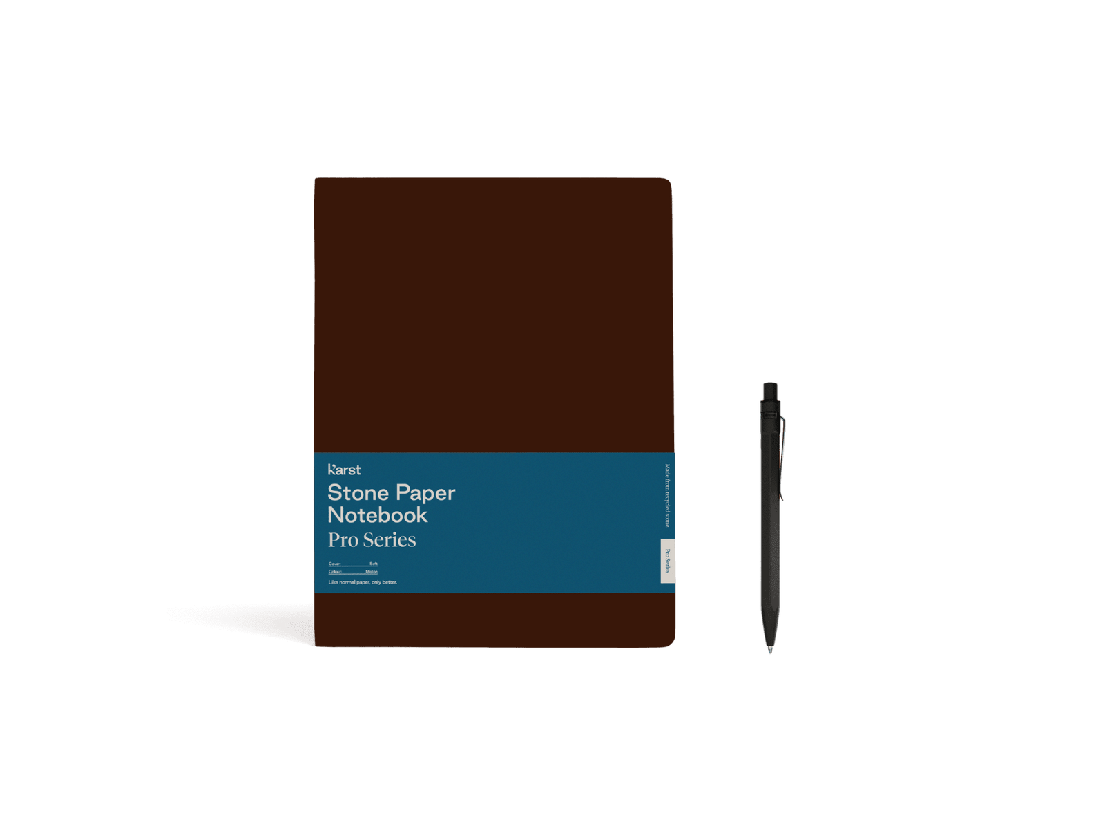 Espresso Pro Series Notebook & Stone Pen Set